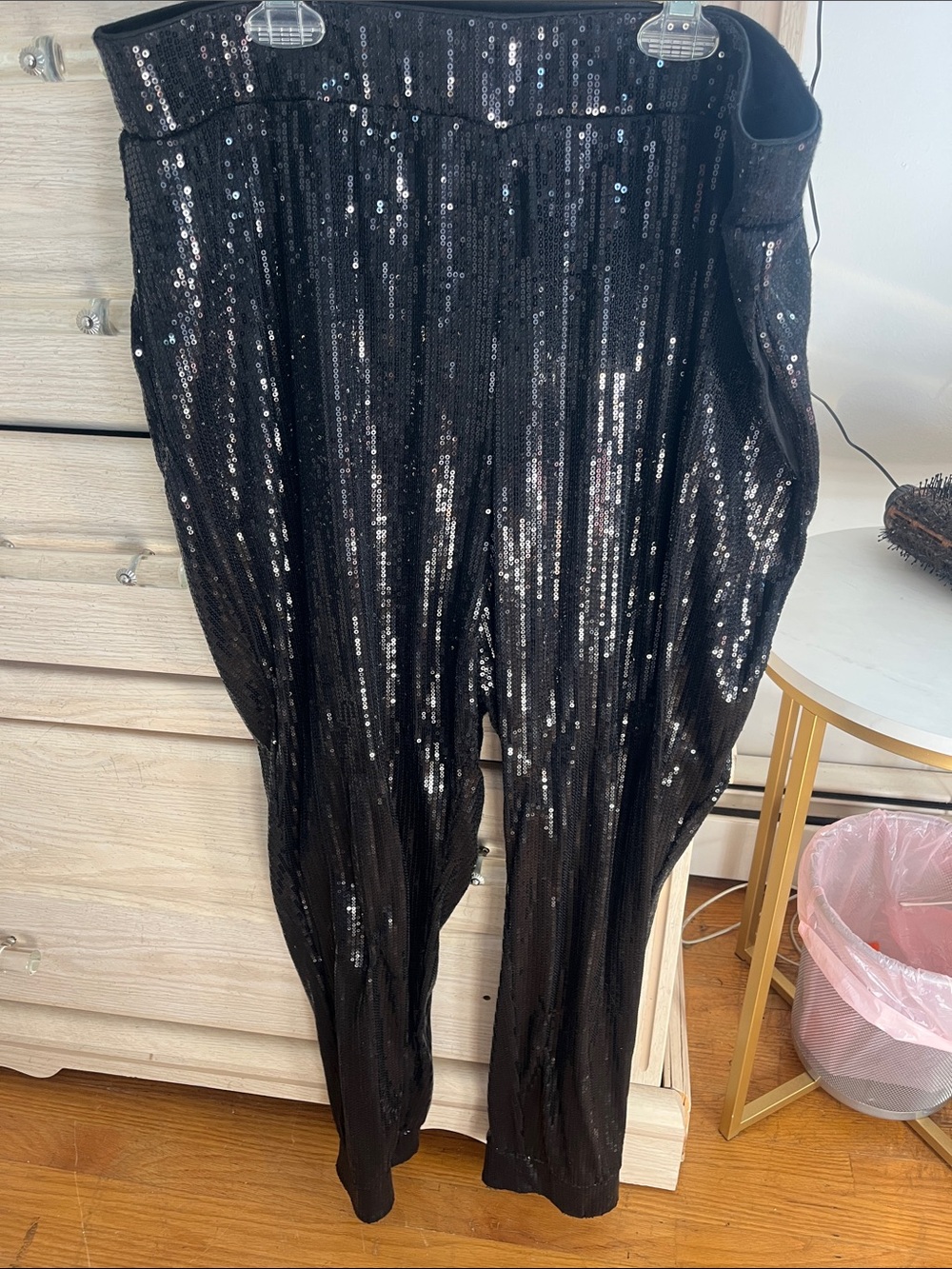 Nine West Black Sequin joggers